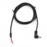 dc5.0*1.0mm angle male to bare with SR cable